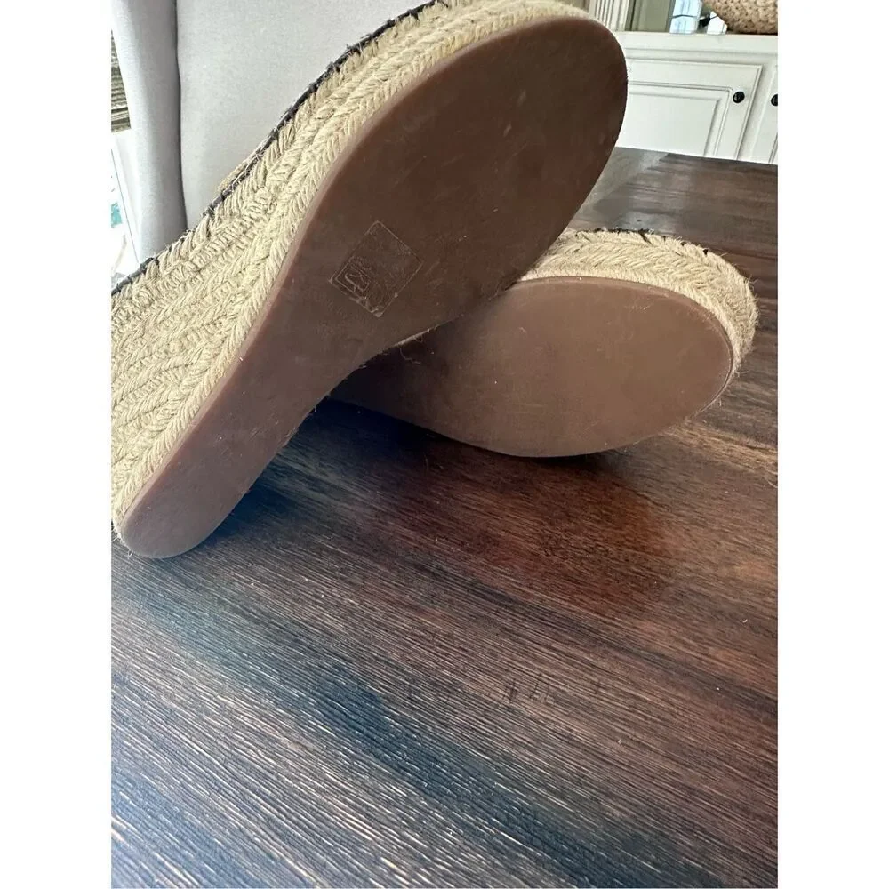 Bettye Muller lace up wedge espadrilles